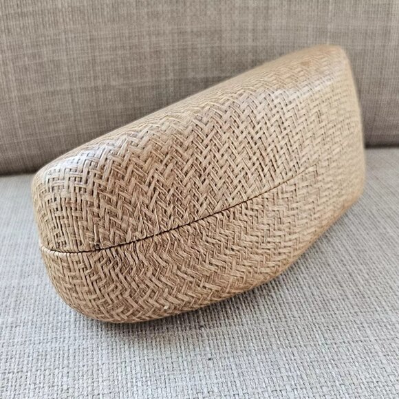 Maui Jim Sunglasses Case Tan Hard Case for Glasses Eye wear Case only - Picture 9 of 13